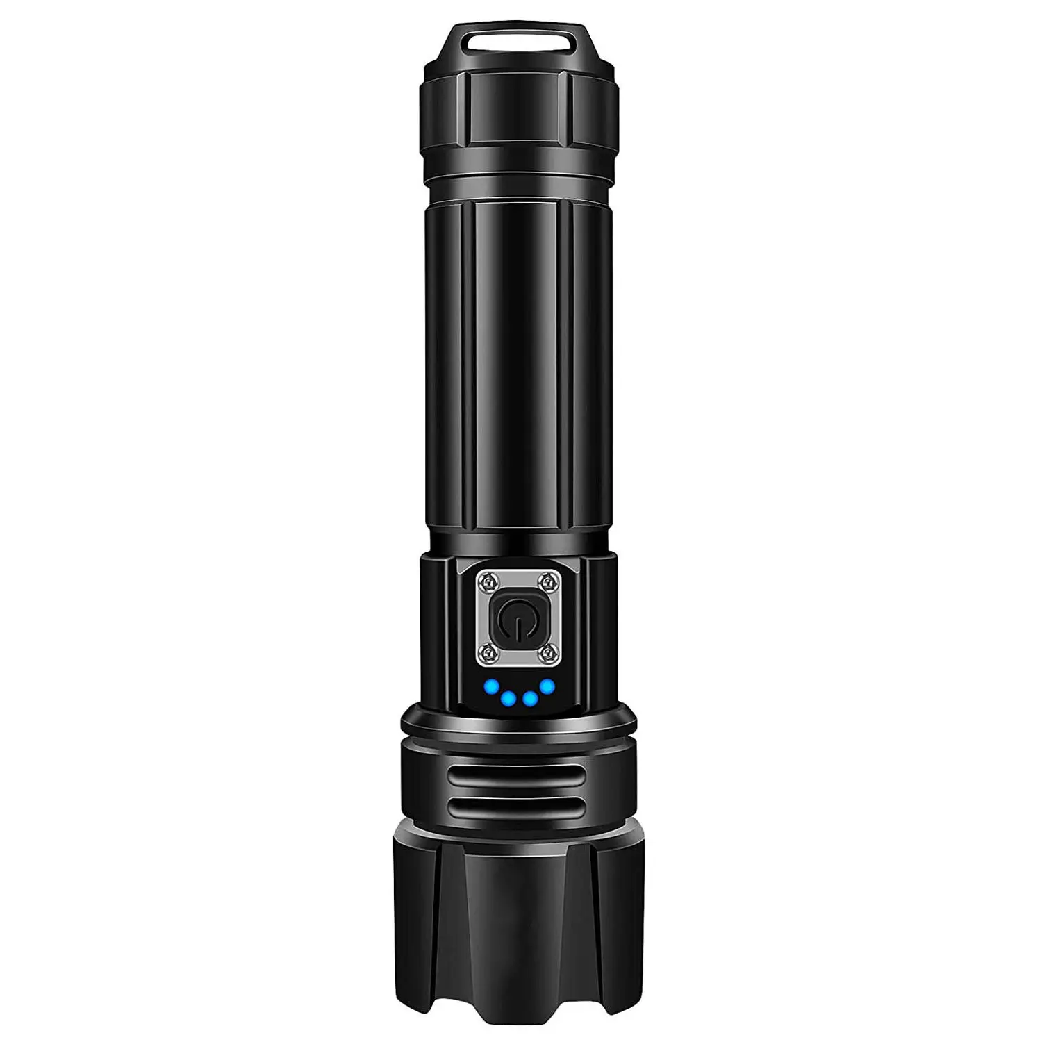 high quality super powerful bright torch flash light high lumen powered waterproof rechargeable led emergency outdoor flashlight