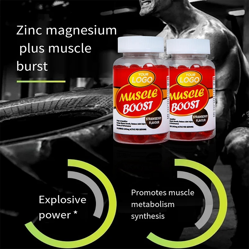 Hot Selling Creatine Gummies Muscle Builder Glutamic acid  Creatine Monohydrate Creatine Gummy