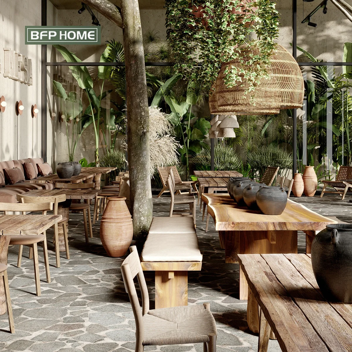 BFP Home One Stop Restaurant Furniture Project  Fit Out Customized Bed Living Room Sofa Set FF&E Project