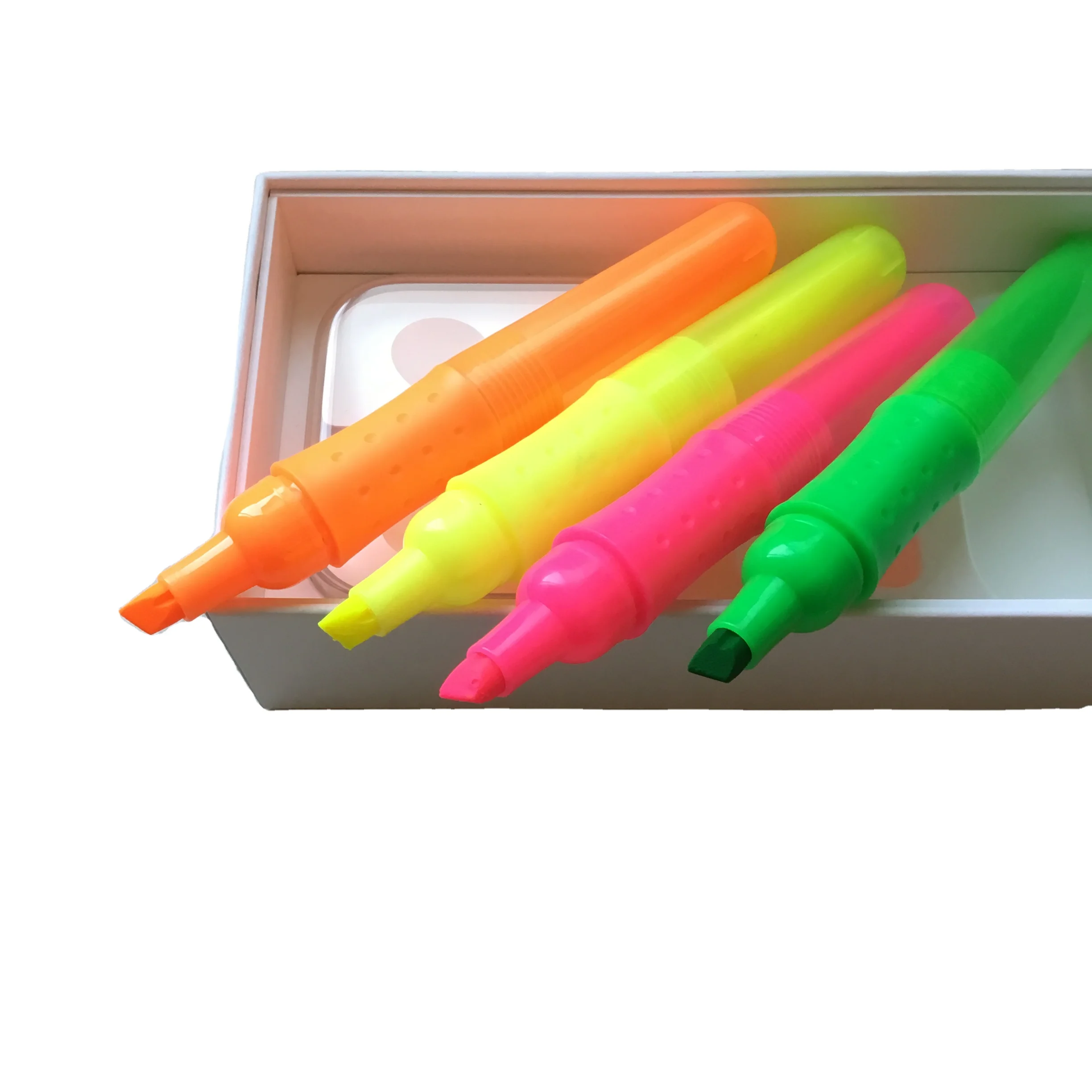High Quality Wholesale Price Rainbow Color Hot Sale Custom Marker Highlighter Pen