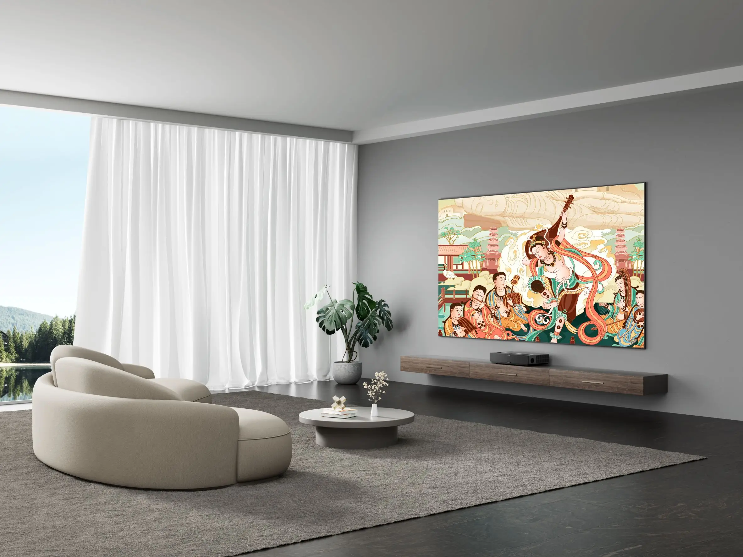 Formovie Fengmi T1 Memc Party Laser Light Projector Uhd Laser Short Thrown Projector Tv Projetor 4K Ansi Lumens 4000 Fengmi T1