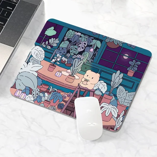 DIY Mouse Pad Custom Mousepad Game Small Size Computer Desk Pad Natural Rubber Cartoon Gamer Carpet Home Keyboard Pad