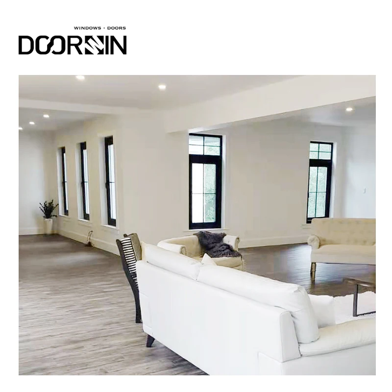 Doorwin Residential Quebec Canada Project High Quality Thermal Break Aluminum Tilt And Turn Window