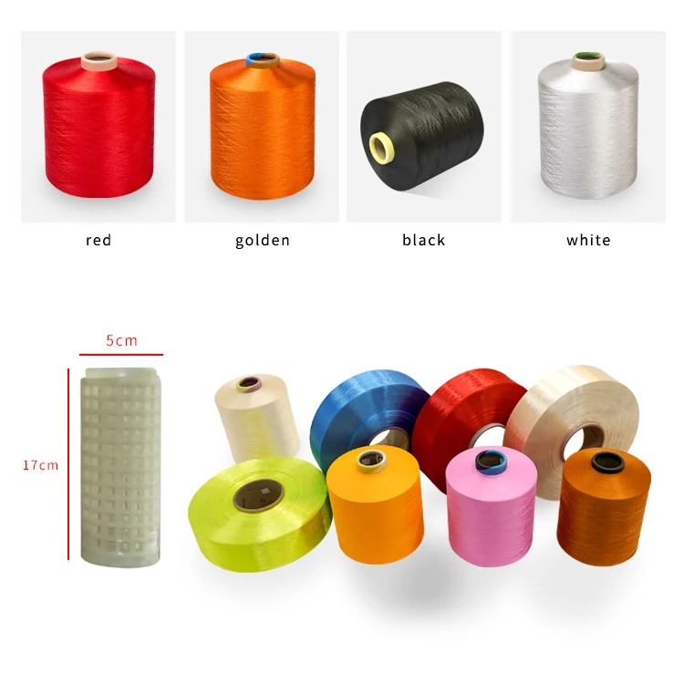 Texture Thread Good Quality Sewing Thread Dty Yarn 100D 150D Polyester Carton 100% Polyester Embroidery Yarn Dty Raw Knit Fabric