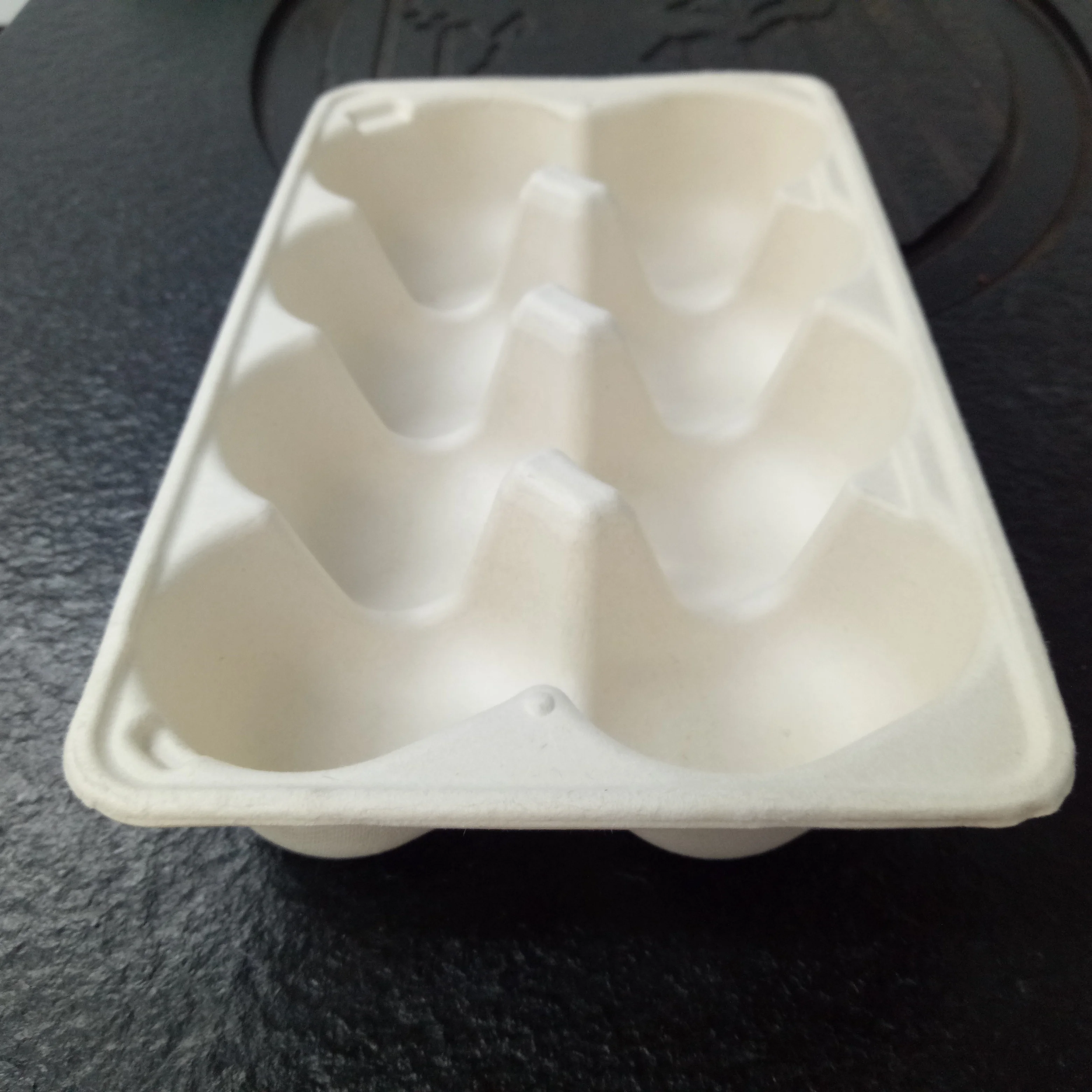 Custom Made High-End Pulp Molded Package Non-Pollution Low MOQ Sugarcane Bagasse Foam Kiwi Fruit Protective Filler Packaging Box