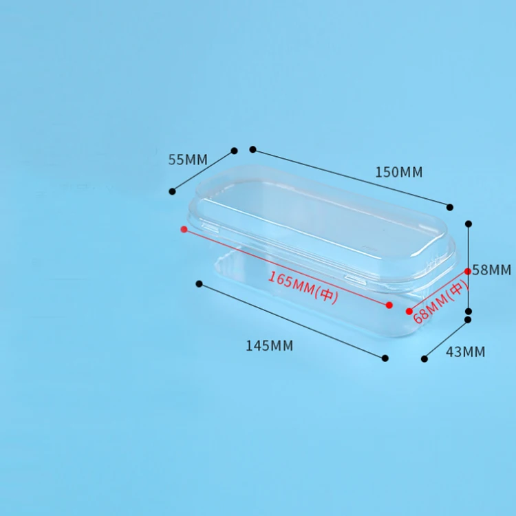 
Popular Customized Clear Plastic Trays Bops Plastic Clamshell Macaron Blister Packaging Tray 