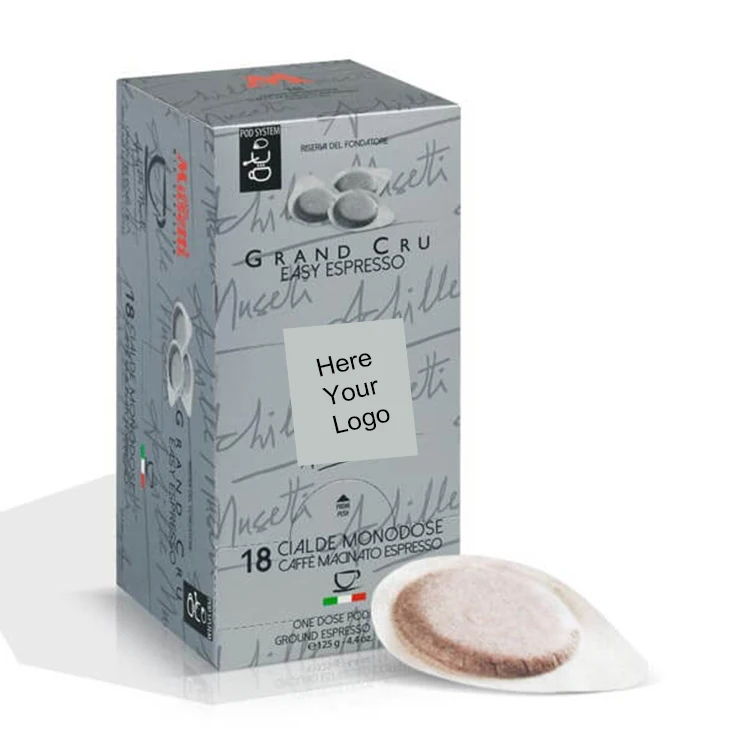 Grand Cru 18 Pods - Italian Espresso Coffee Ese Pods Private Label