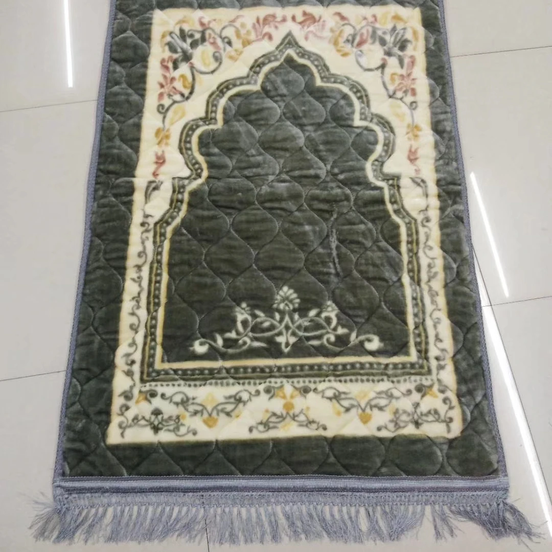 Muslim Prayer Mat Exquisite Cotton Yarn Material Durable Islam Prayer Mat Delicate Islamic Travel Prayer Mat