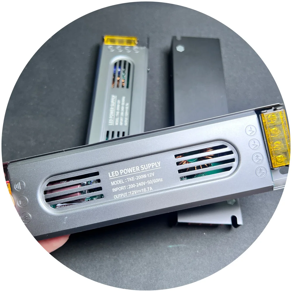 60 Вт 100 200 300 400 DC12V DC24V Светодиодный источник питания для внутреннего использования только светодиодной ленты