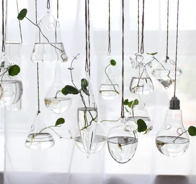 Круглая капелька с изображением ангела, сердца, шестиугольника, прозрачный шарик, подвесной Террариум, садовый стеклянный шар, подставка для чайных свечей, суккулент