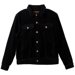 OEM Custom Wholesale Mens Corduroy Trucker Jacket Mens Overalls Vintage Cordoroy Coat