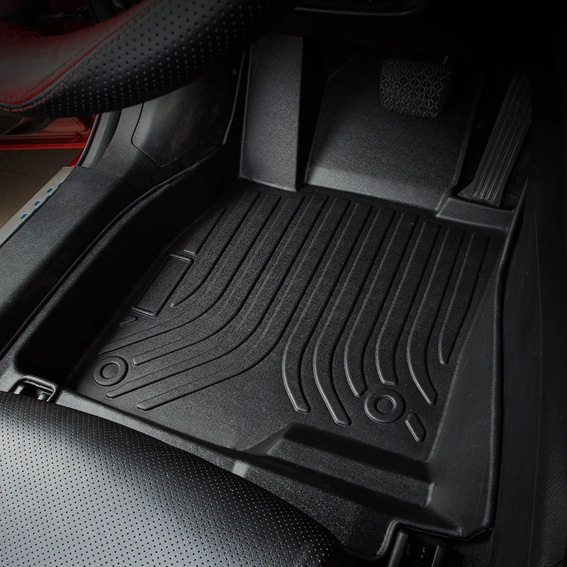 Car trunk tray and floor mat Custom 3D TPE Rubber  Floor Mats for  Honda