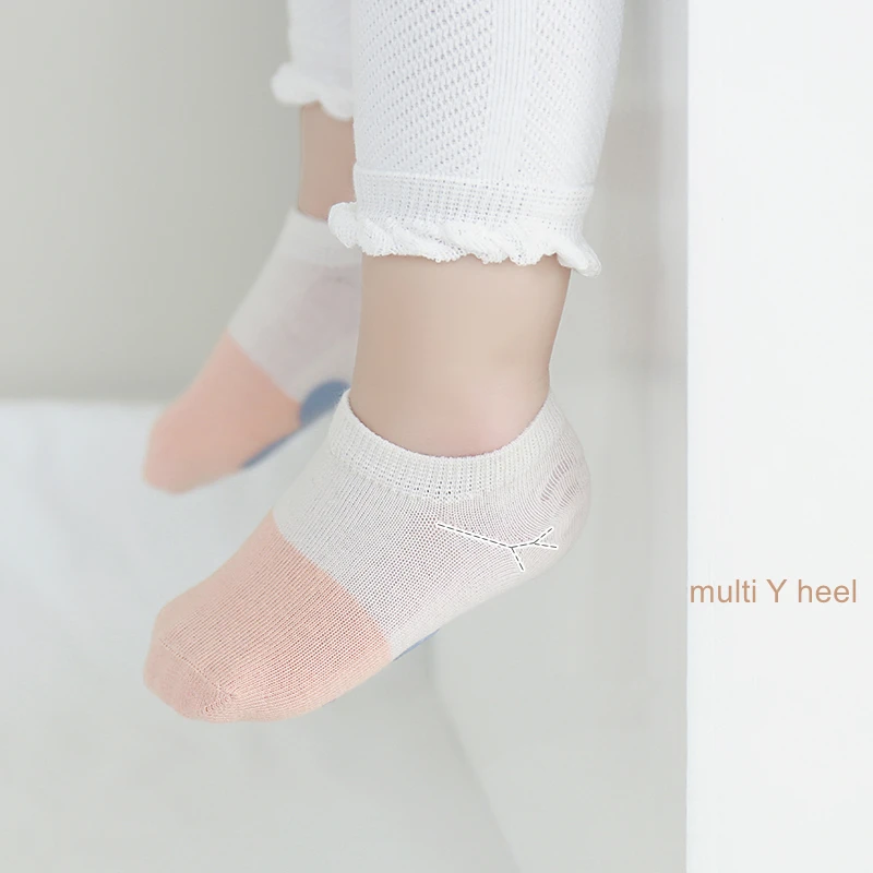 Оригинальные милые детские хлопковые противоскользящие носки для дома, силиконовые носки для малышей