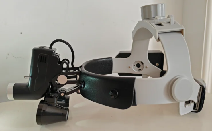 Head Wear Type LED Headlight 3.5X 2.5X Binocular Loupe Surgical Headlight ENT