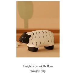 Creative Ceramic Desktop Home Cute Decoration Cute Bear Deer Small Animal Decorations