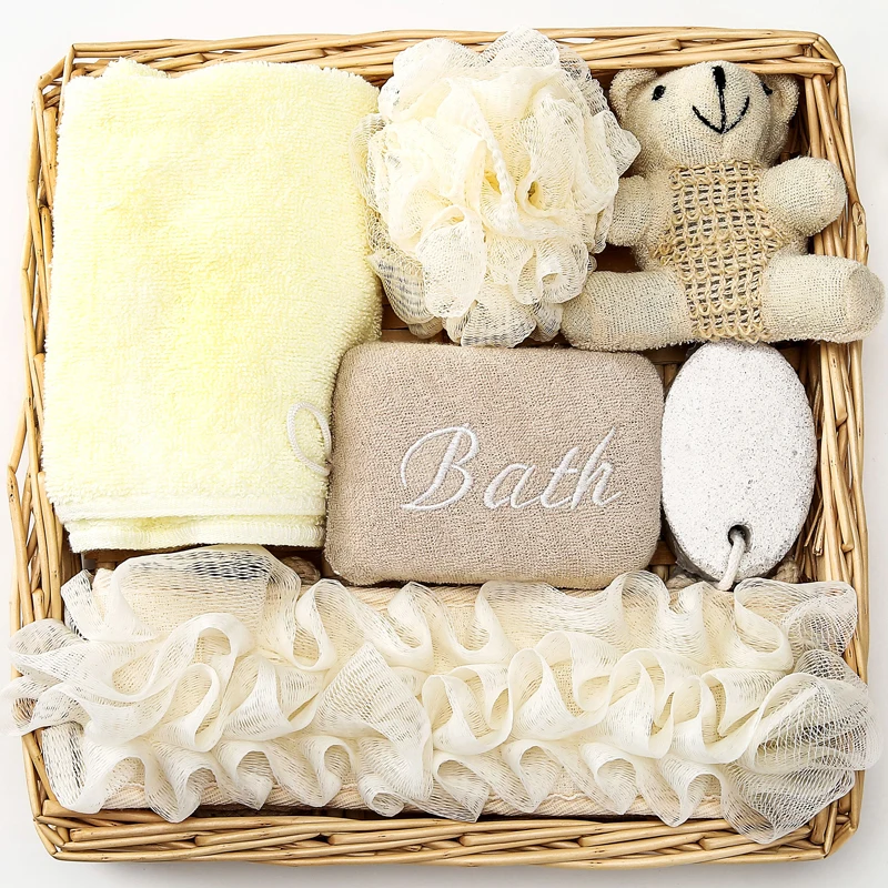 Beauty & Personal Care Bathing Product Women Basket Spa Kit Custom Shower Bath Spa Gift Set