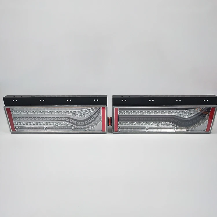 24V LED Truck Rear Tail Light Trailer Stop Lorry Bus Brake Reverse Turn Traffic Indicator Lamp Waterproof Warning Light
