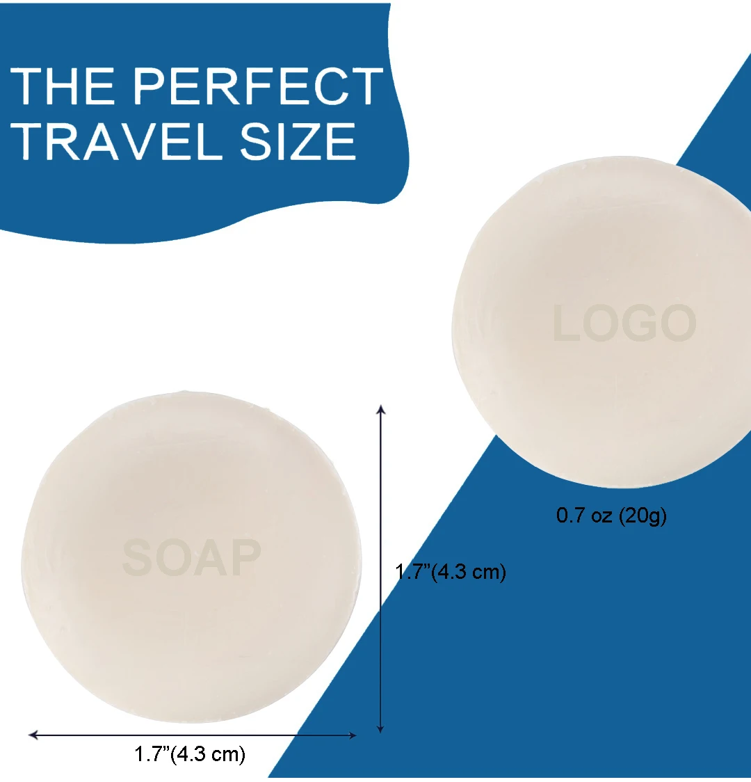 Luxury hotel custom logo 15g30g20g spa soap Wholesale custom travel round hotel disposable soap