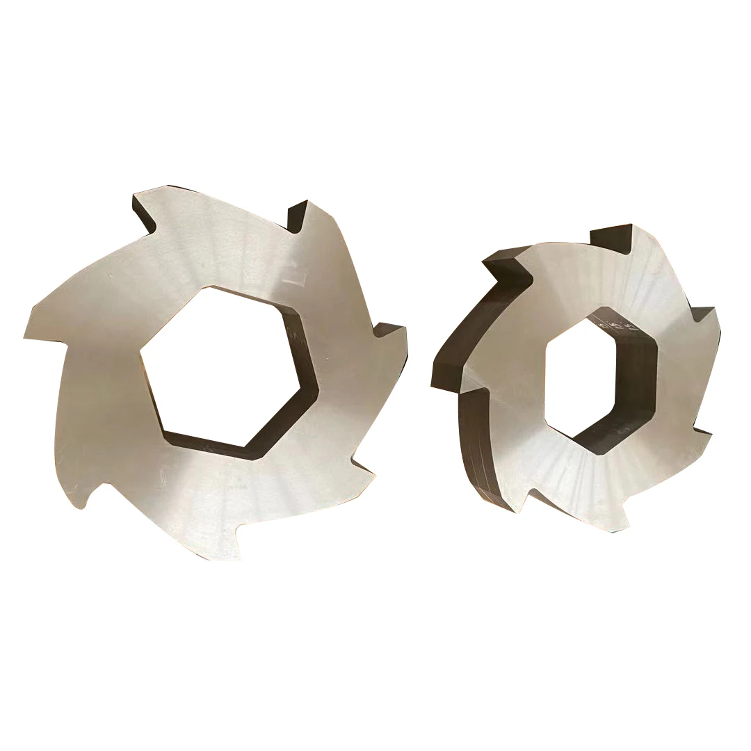 Customized shredder machine blade for cutting large pipe waste blade for cast aluminum parts