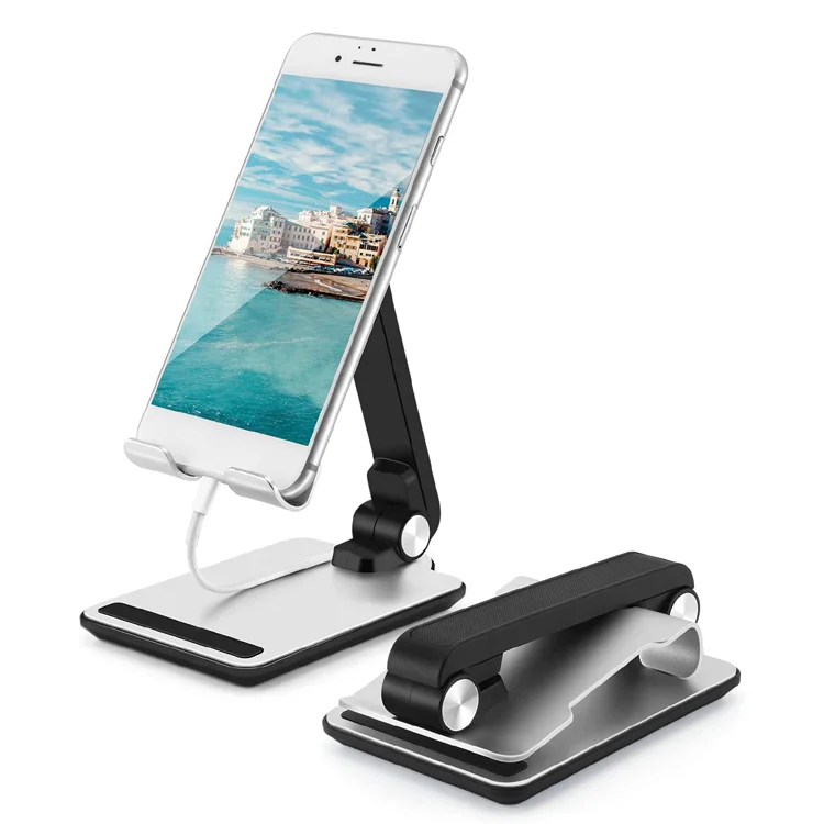 2021 Upgraded Strong Foldable Adjustable Mobile Phone and Tablet Holder Stand for Desk