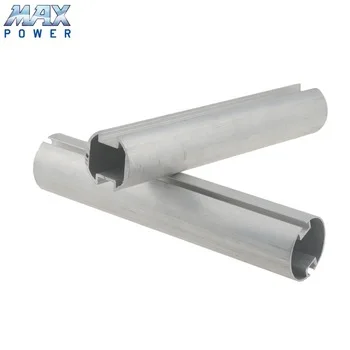 Aluminum pipe 6 FOOT SIDE CLASP GREENHOUSE CURTAIN ROLL BAR