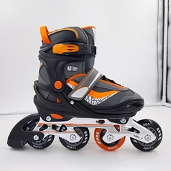 Professional Custom Size Adjustable Skating Shoes Aggressive 4 Wheels Inline Skates