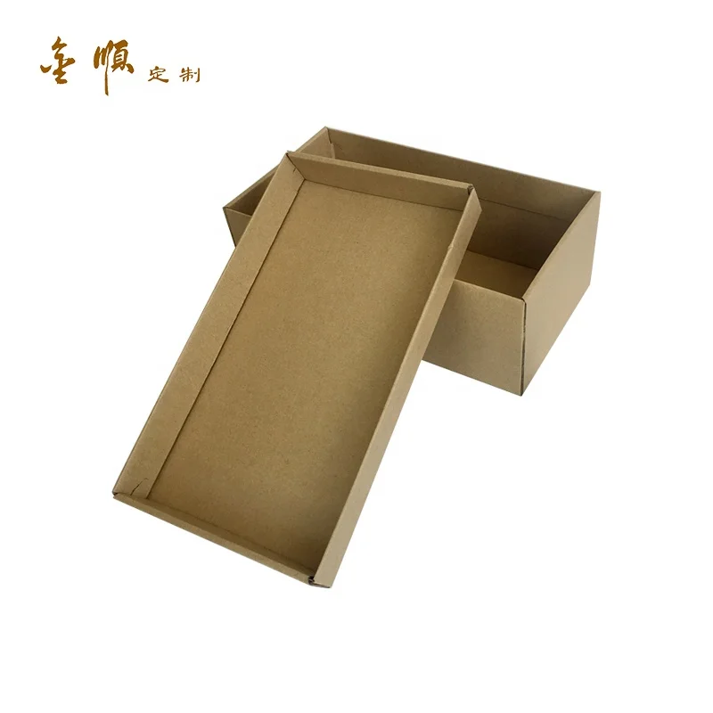 Оптовая продажа крафт-бумага картонная коробка для обуви упаковочная коробка