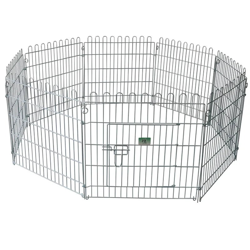 Pet Playpen Indoor DIY Folding Combination Metal Pet Cage Iron Net Fence Dog Playpen
