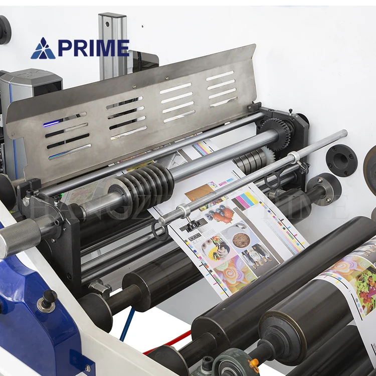 3 Inch air Shaft Pvc Shrink Plastic Film Paper Bag Label Flexo Printing Machine, LED UV Oven Sticker Flexographic Press Printer