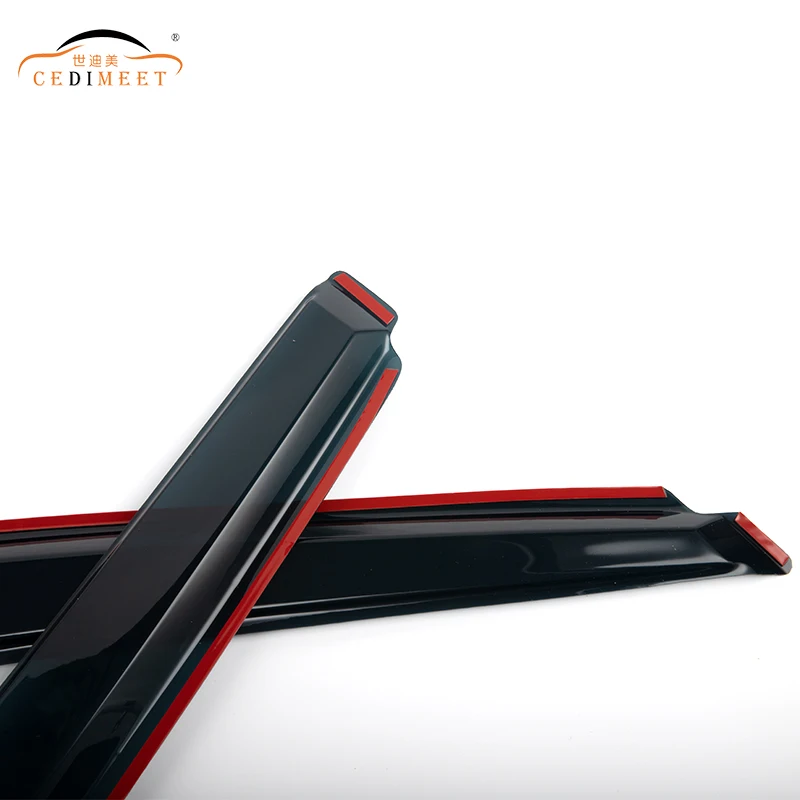 Vent Visor Rain Deflector Sun Visor Automotive Exterior In Channel Window Visor For Jeep Grand Cherokee 2011-2018