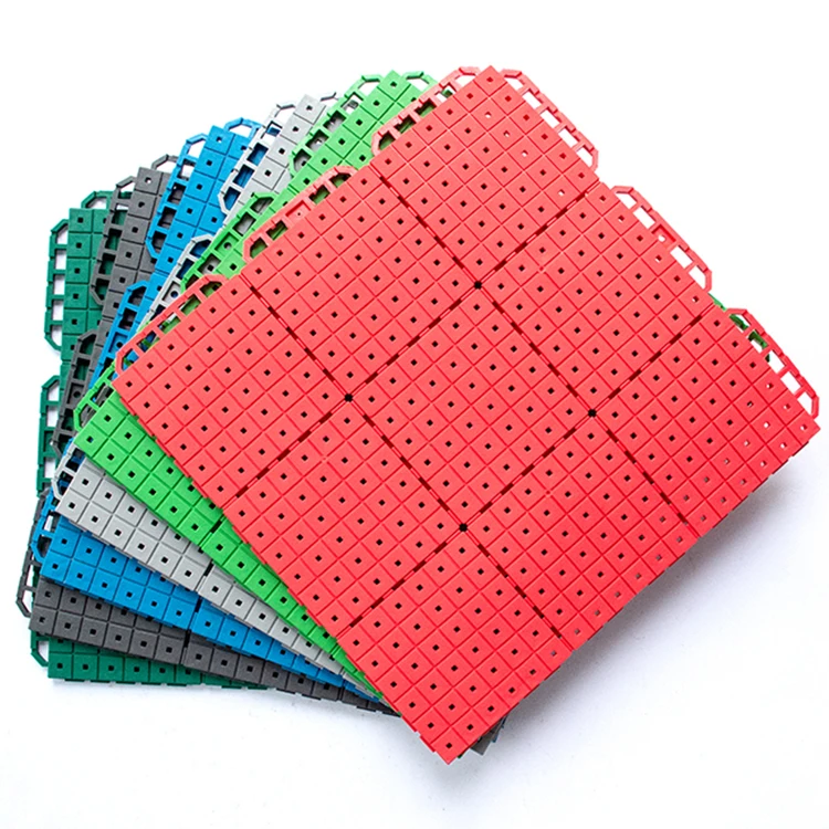Sports ground interlocking floor tiles camping floor mat backyard basketball court for kids TPE outdoor playground flooring