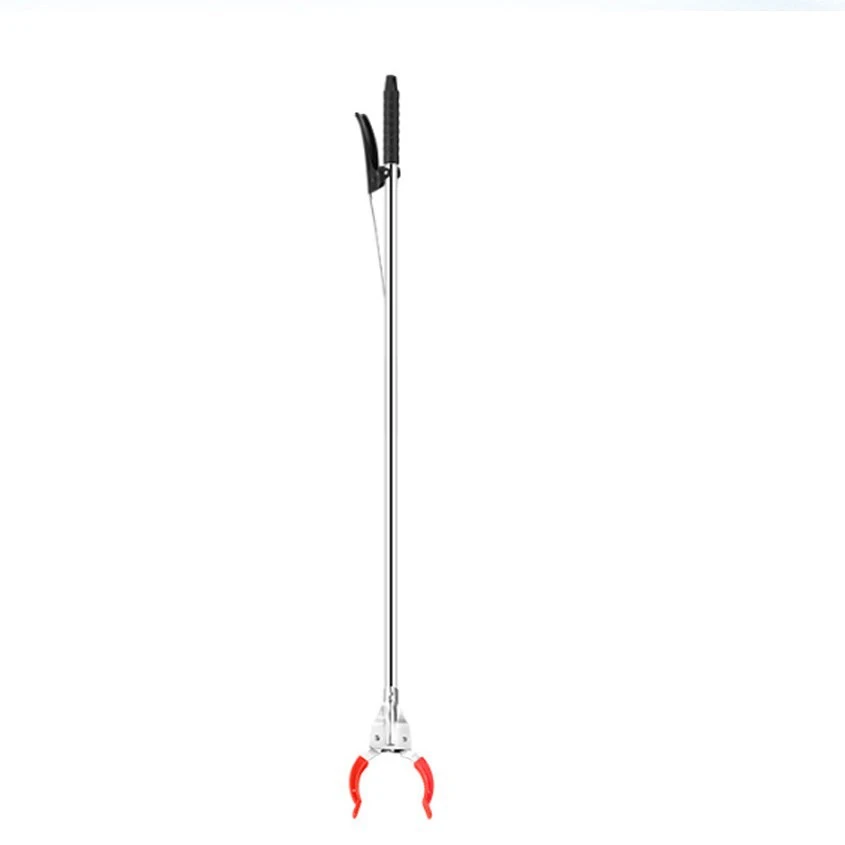 Sanitary Pliers Garbage Picking Tool 1.5 M Long Clip Stainless Steel Trash Pliers for Picking up Objects