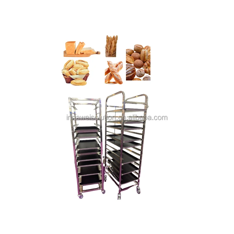 Stainless steel  Baking Pan Rack Bakery tools  baking tray  trolley rack Baking Tray Shelves Trolley For Bread