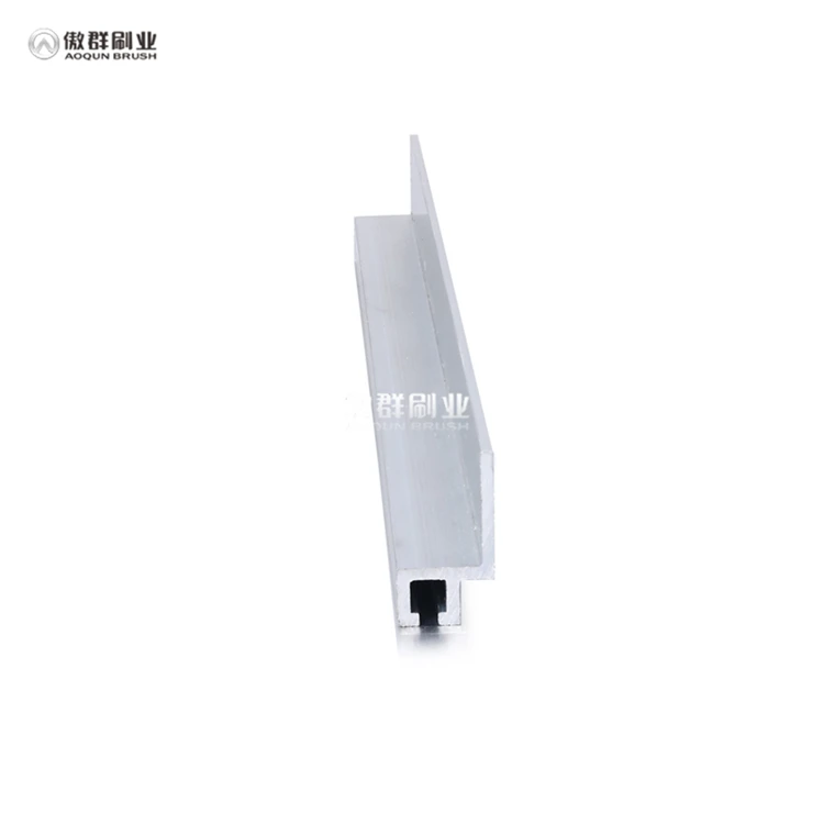 Glass Door Frameless Rubber Brush Strip Seal 90 Degree Waterproof Door Glass Sliding Door Pvc Seal Strip With Brush