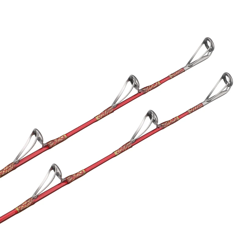 Super Light weight 1 Piece Aluminum Reel Seat Offshore Jigging Fishing Rod 1.35m/1.55m/1.65m Max Drag with 20kg Max Lure 1000g