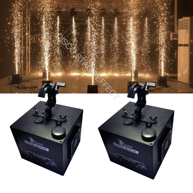 Ready stock Tip top waterfall hanging cold spark fountain machine power sparkler for events party festival birthday wedding