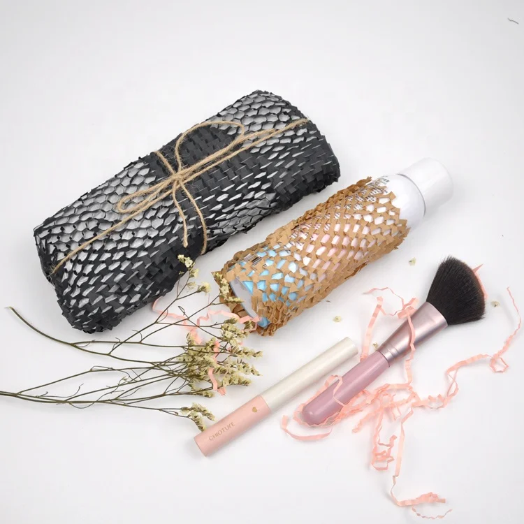 High-quality 3D hexagonal honeycomb protective kraft paper roll craft Cushioning Wrap