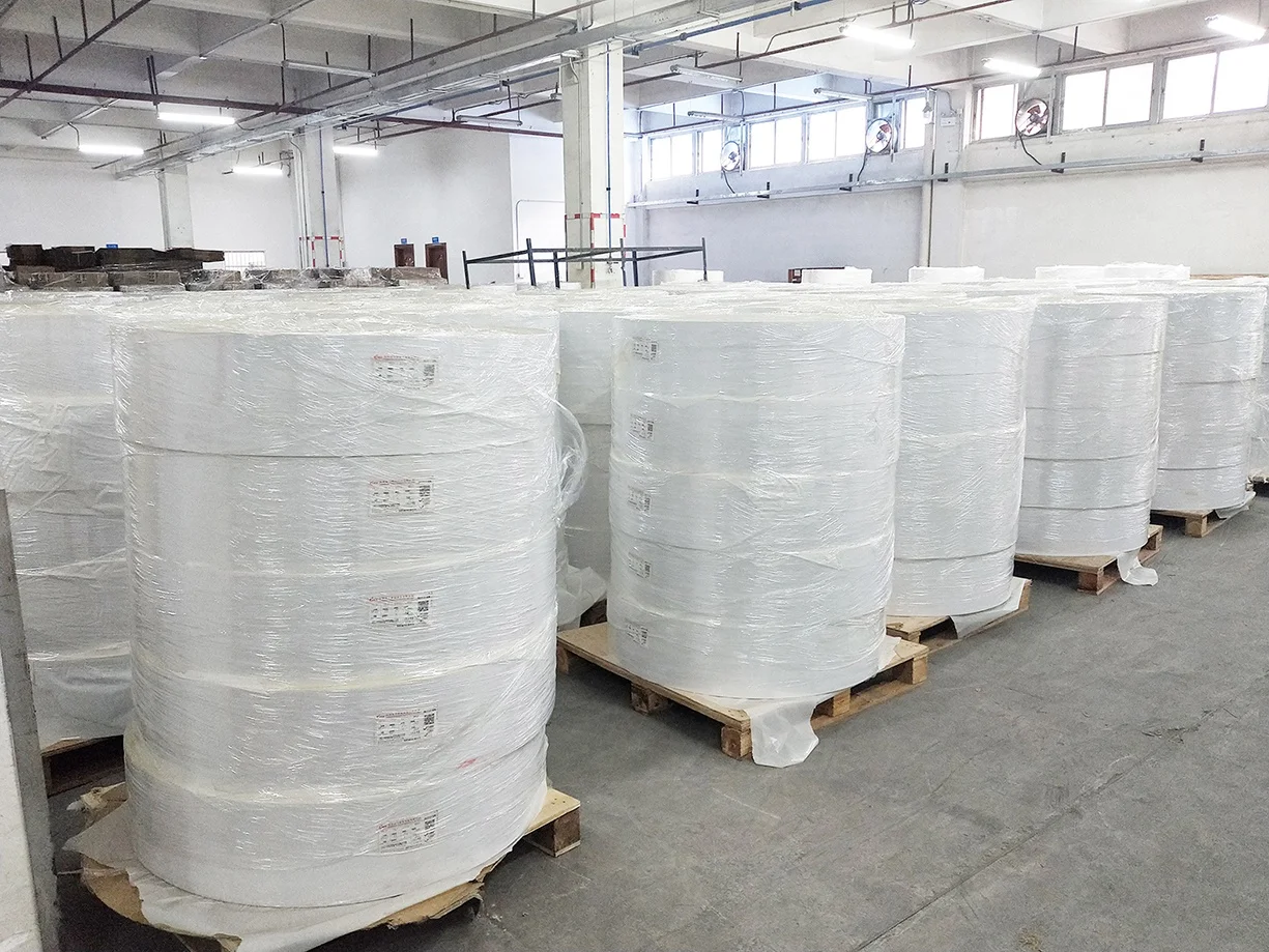 Top coated Flexography 70gsm Factory Supplier Three Proof Flexo Jumbo Roll Thermal Paper Label self adhesive Paper Roll