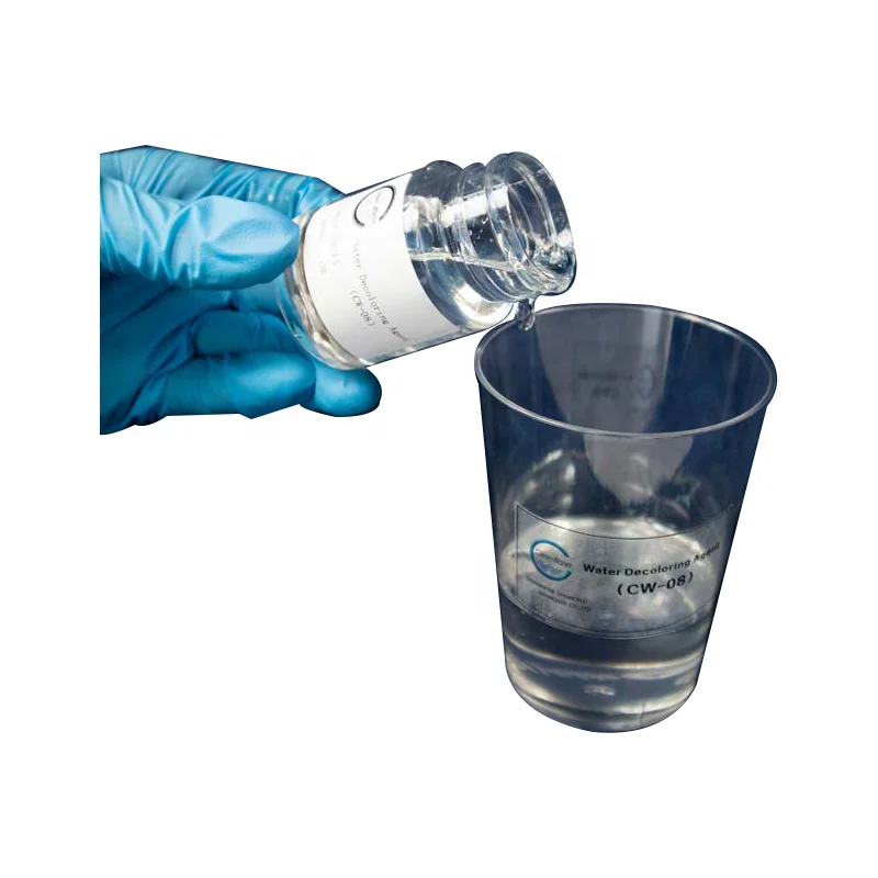 color removal textile wastewater decoloring Water Decoloring Agent CW-08