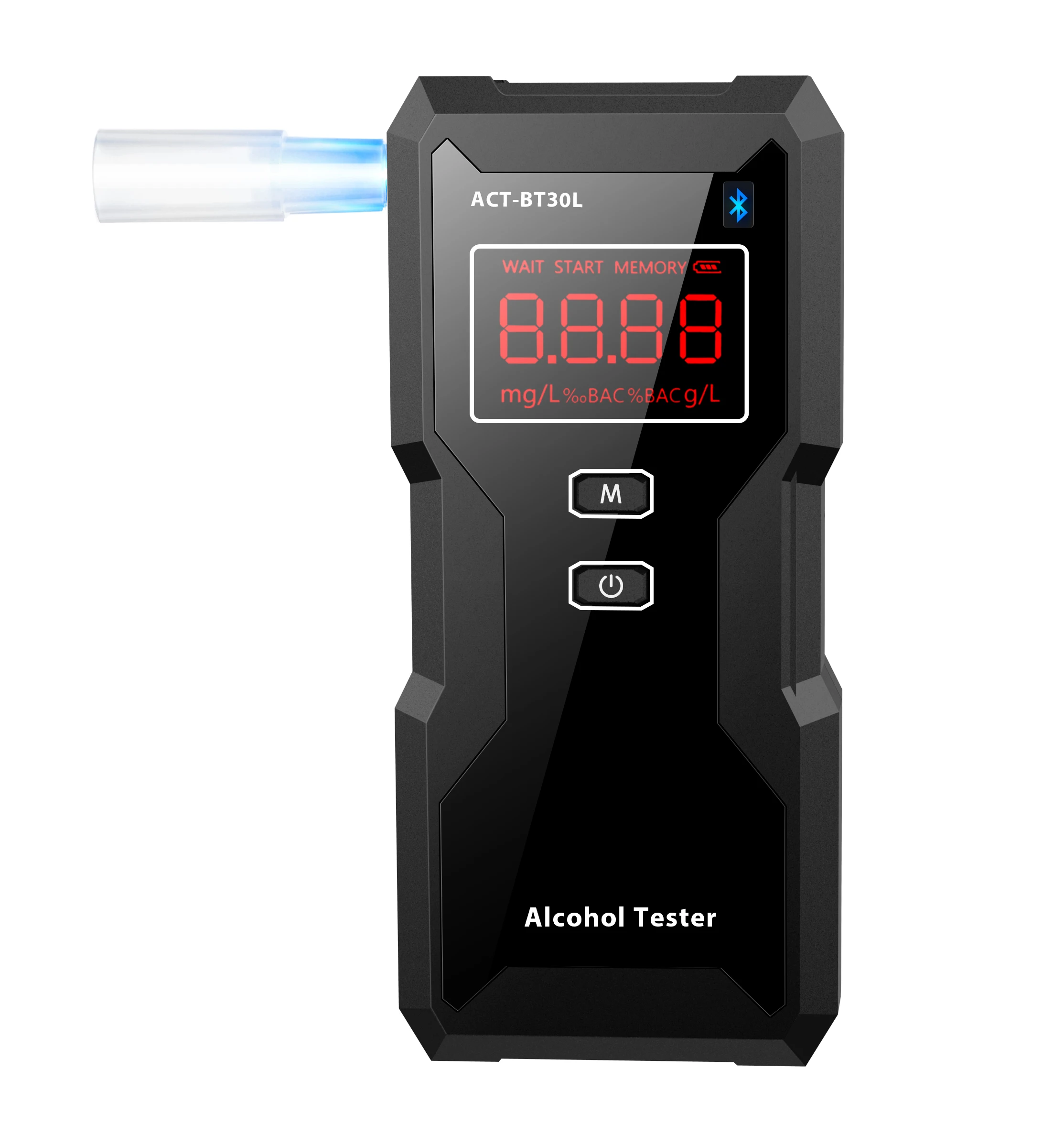 Bluetooth alcohol tester mobile phone connecting breathalyzer professional fuel cell sensor breath alcohol testers