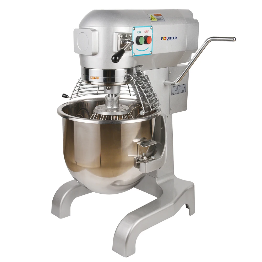 20L Professional Planetary Food Cake Dough Mixer Spiral Bread Pizza Flour Mixing Machine