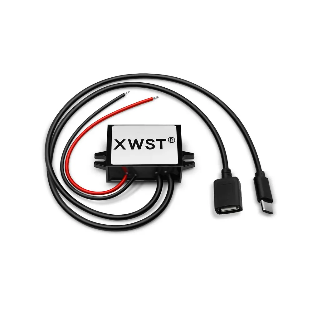 12v 24v 36v 48v 60v 72v 80v to 5v usb converter 3A dc dc step down converter module Micro mini USB cigar lighter for car