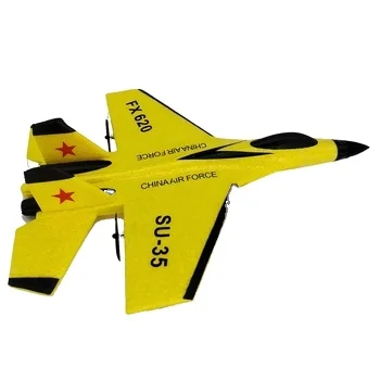 Игрушечный летающий самолет KIKI 2 4G SU35 модель самолета с дистанционным управлением для детей радиоуправляемая