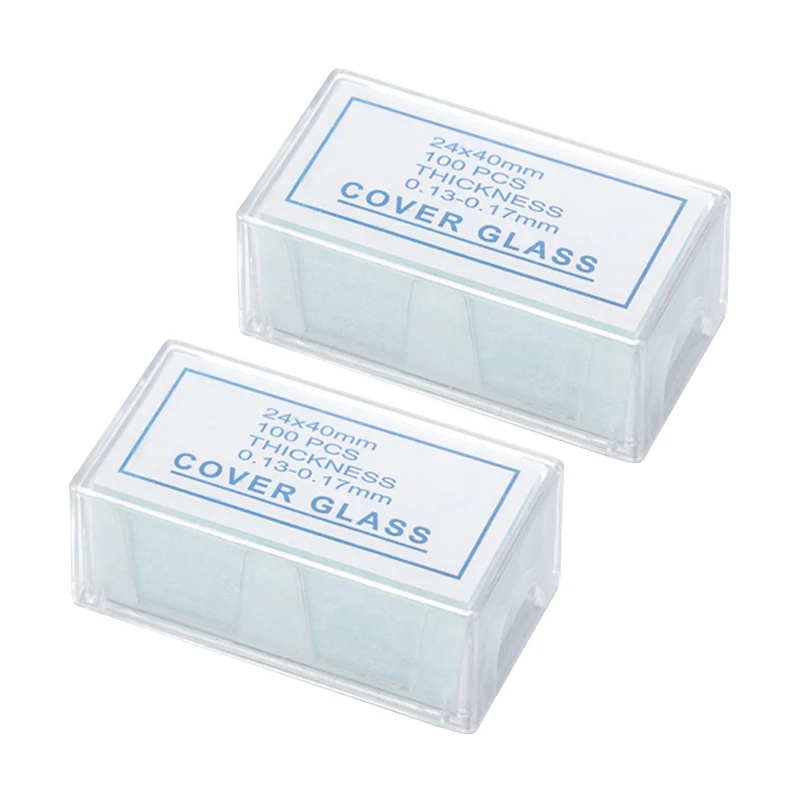Laboratory Pathology Consumables Different Sizes Disposable Slip 24x40mm Cover Glass For Microscope