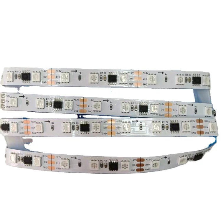 WS 2811 WS2811 Addressable 12V 24V 30Leds 60Leds 96Leds Digital 5050 IP20 IP65 IP67 IP68 Pixel RGBIC Smart Led Strip LIghts