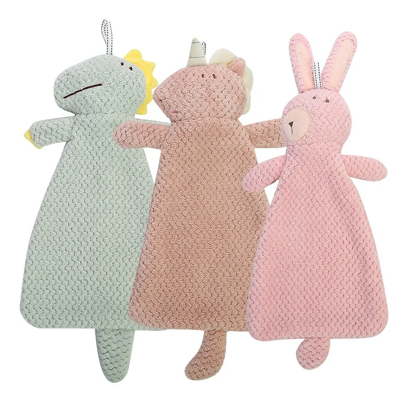Super Absorbent Lovely Animal Microfiber Multi-purpose Kitchen Bathroom Cleaning Cloth Hand Towel