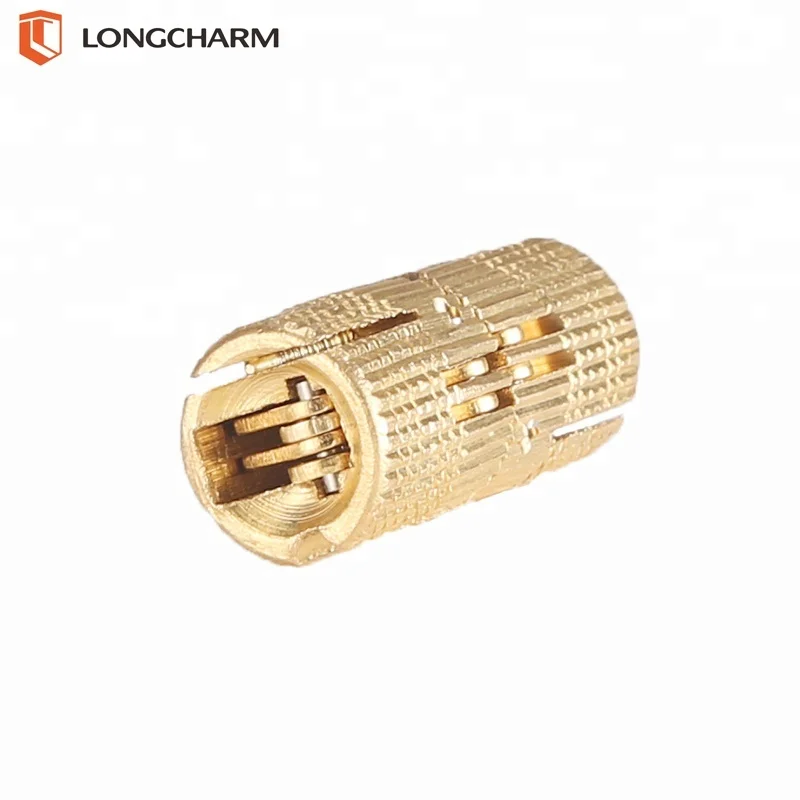 Concealed brass barrel hinge