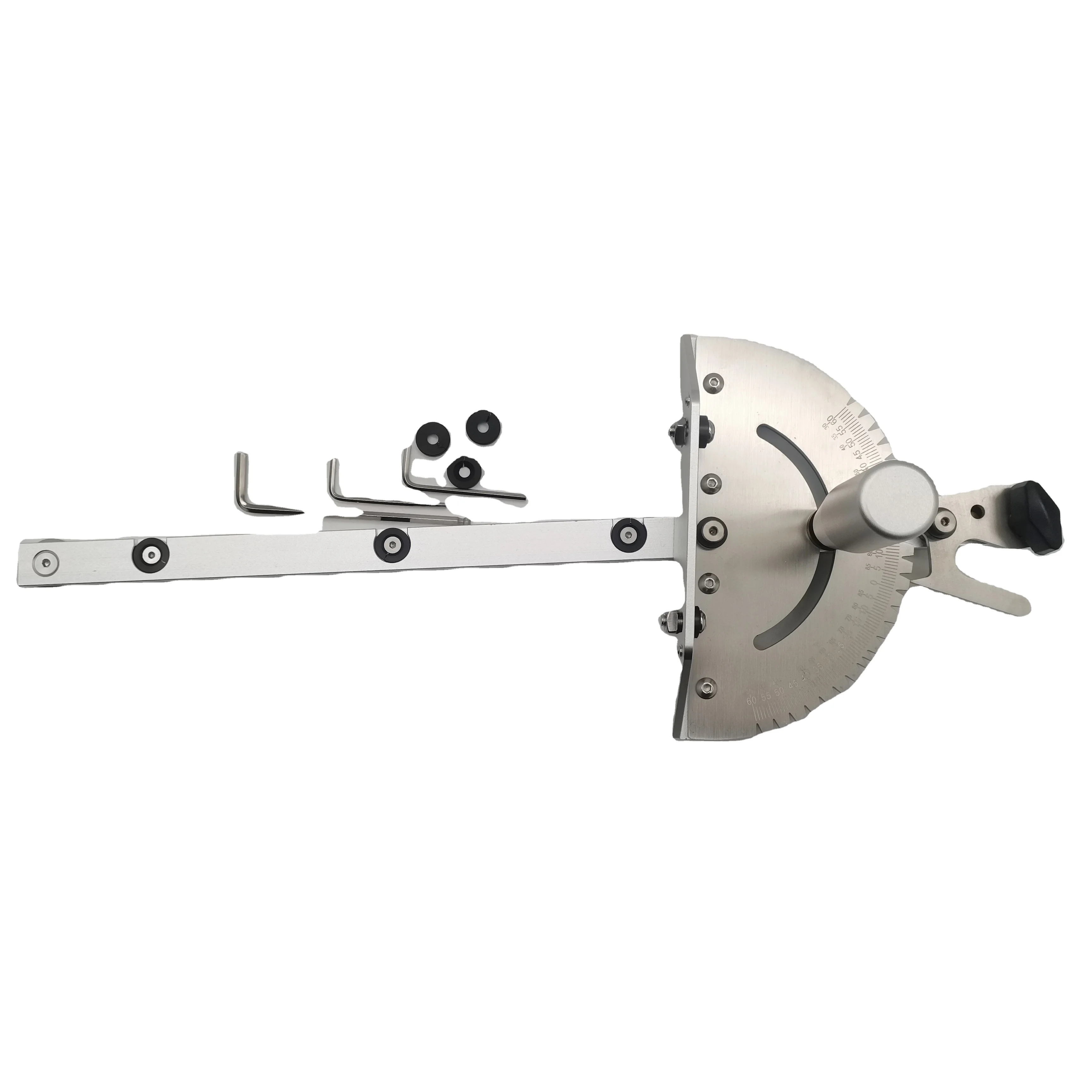 JDSR Miter Gauge Wood Working Tool Table Saw Angle Miter Guide Gauge for Table Saw Fence System