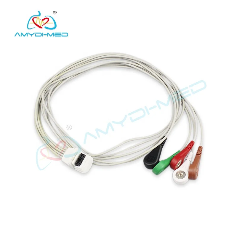  5 Lead АХА Mortara H3 Холтеру кабель ECG кабели
