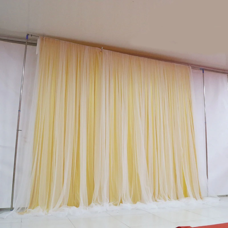 2m*3m light pink backdrop board church decoration stage curtain  party wedding  for sale